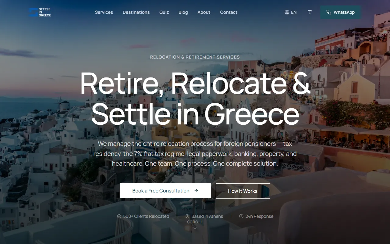 Στιγμιότυπο από το Settle in Greece